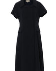 TRIACETATE DOUBLE BUTTON DRESS