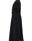 TRIACETATE DOUBLE BUTTON DRESS