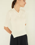 SILK V-NECK KNIT