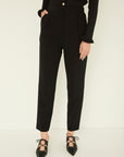 TRIACETATE-(S) SLIM TUCK PANTS