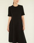 TRIACETATE-(S) FLARE DRESS