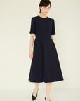 TRIACETATE-(S) FLARE DRESS