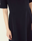 TRIACETATE-(S) FLARE DRESS
