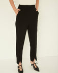 TRIACETATE SILM SLIT PANTS