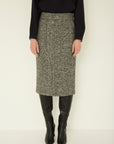 WOOL ALPACA TIGHT SKIRT