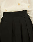 TAFFETA TUCK VOLUME SKIRT