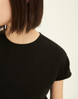 TRIACETATE FRENCH SLEEVE BLOUSE