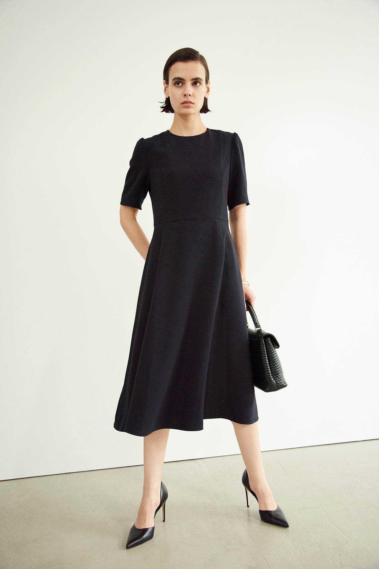 TRIACETATE FLARE DRESS – MW