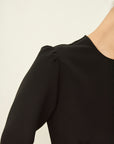 TRIACETATE-(S) TUCK FLARE BLOUSE