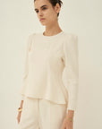 TRIACETATE-(H) FLARE BLOUSE