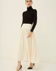 TRIACETATE-(H) GATHERED SKIRT
