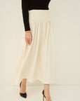 TRIACETATE-(H) GATHERED SKIRT