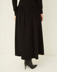 TRIACETATE-(H) GATHERED SKIRT