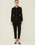 VIRGIN WOOL GEORGETTE JACKET