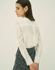 TRIACETATE-(D) V-NECK BLOUSE