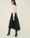 TRIACETATE-(NS) FLARED SKIRT