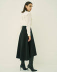 TRIACETATE-(NS) FLARED SKIRT