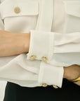 TRIACETATE-(D) BLOUSE