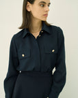 TRIACETATE-(D) BLOUSE