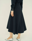 TRIACETATE-(NS) FLARED SKIRT