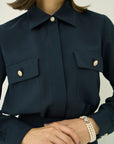 TRIACETATE-(D) BLOUSE