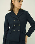 WOOL 140's DOUBLE-BREASTED JACKET