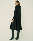 TRIACETATE-(H) BIG COLLAR DRESS
