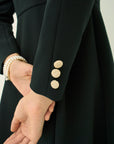 TRIACETATE-(H) BIG COLLAR DRESS
