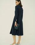 TRIACETATE-(H) BIG COLLAR DRESS