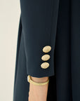 TRIACETATE-(H) BIG COLLAR DRESS