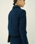 FRINGE TWEED JACKET