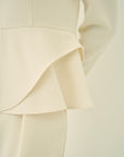 TRIACETATE - (H) PEPLUM BLOUSE