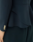 TRIACETATE - (H) PEPLUM BLOUSE