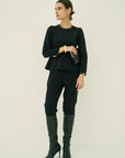 TRIACETATE - (H) PEPLUM BLOUSE
