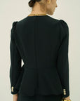 TRIACETATE - (H) PEPLUM BLOUSE