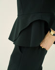 TRIACETATE - (H) PEPLUM BLOUSE