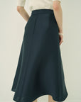 VOLUME SLIT FLARE SKIRT