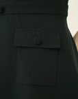 TRIACETATE U-NECK DRESS