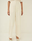 TRIACETATE-(L) WIDE PANTS