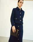 FRINGE TWEED JACKET