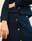 FRINGE TWEED JACKET