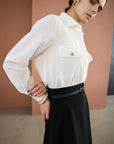 TRIACETATE-(D) BLOUSE