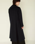 SOFT BEAVER TWO-PLY FINE WOOL DOUBLE CHESTER COAT