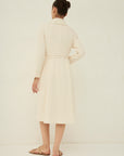 TRIACETATE-(H) DOUBLE COLLAR DRESS