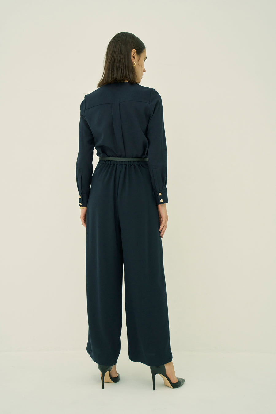 TRIACETATE-(D) V-NECK BLOUSE