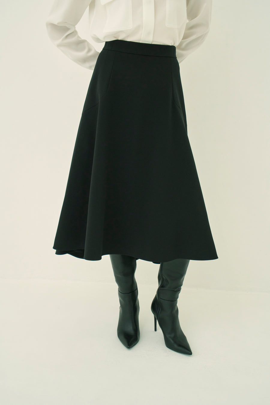 TRIACETATE-(NS) FLARED SKIRT