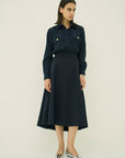 TRIACETATE-(NS) FLARED SKIRT
