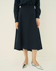 TRIACETATE-(NS) FLARED SKIRT