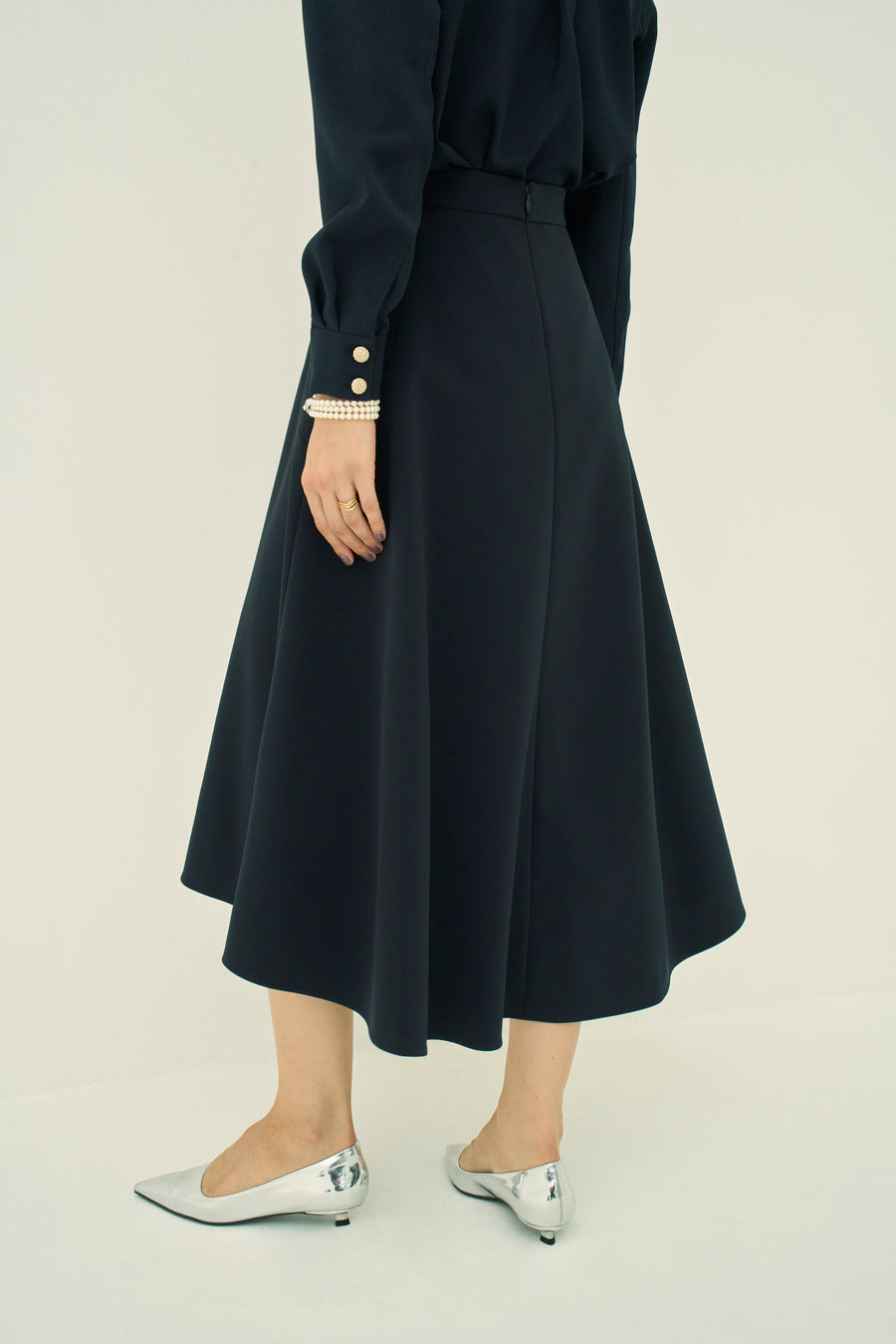 TRIACETATE-(NS) FLARED SKIRT