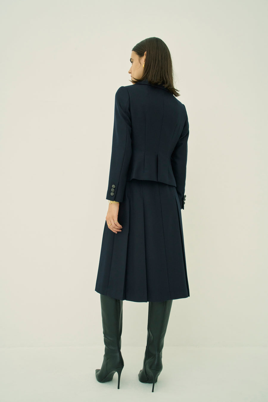 WOOL 140's DOUBLE-BREASTED JACKET